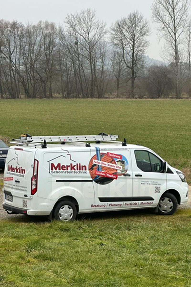 Merklin Schornsteintechnik Standort Bodensee Kaminöfen Edelstahlschornsteine