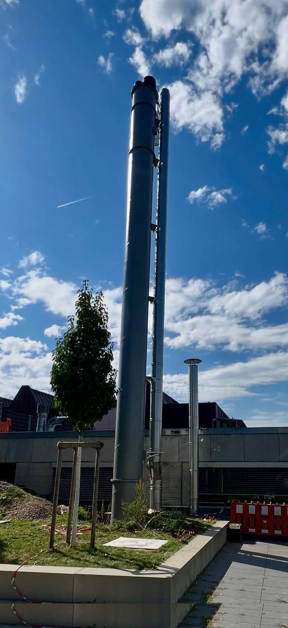 Industrie-Schornstein Großanlage