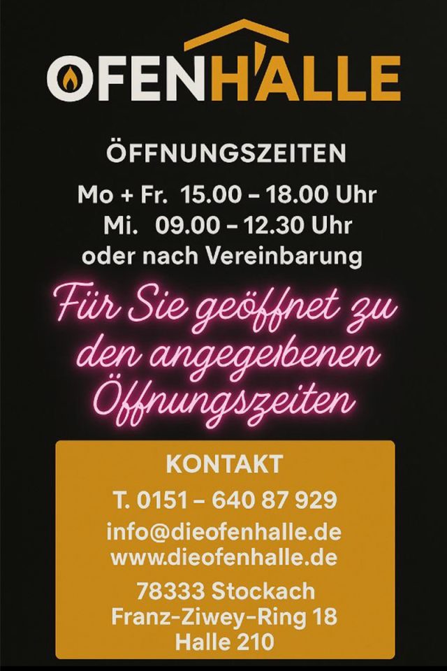 Die Ofenhalle Stockach am Bodensee Ausstellung Öffnungszeiten