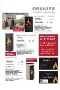 Die Ofenhalle Stockach Oranier Sonderaktion